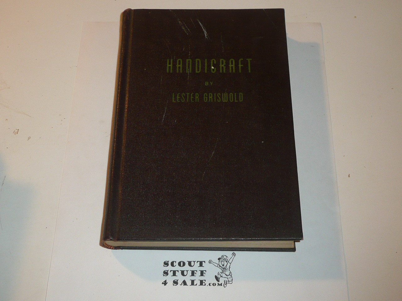 Handicraft, Simplified Procedure and Projects, by Lester Griswold, Hardbound, Eighth Edition, Second printing, August 1944