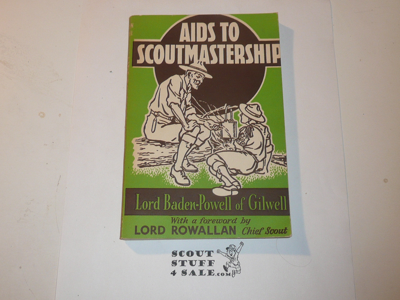 1961 Aids to Scoutmastership by Baden Powell, World Brotherhood Edition