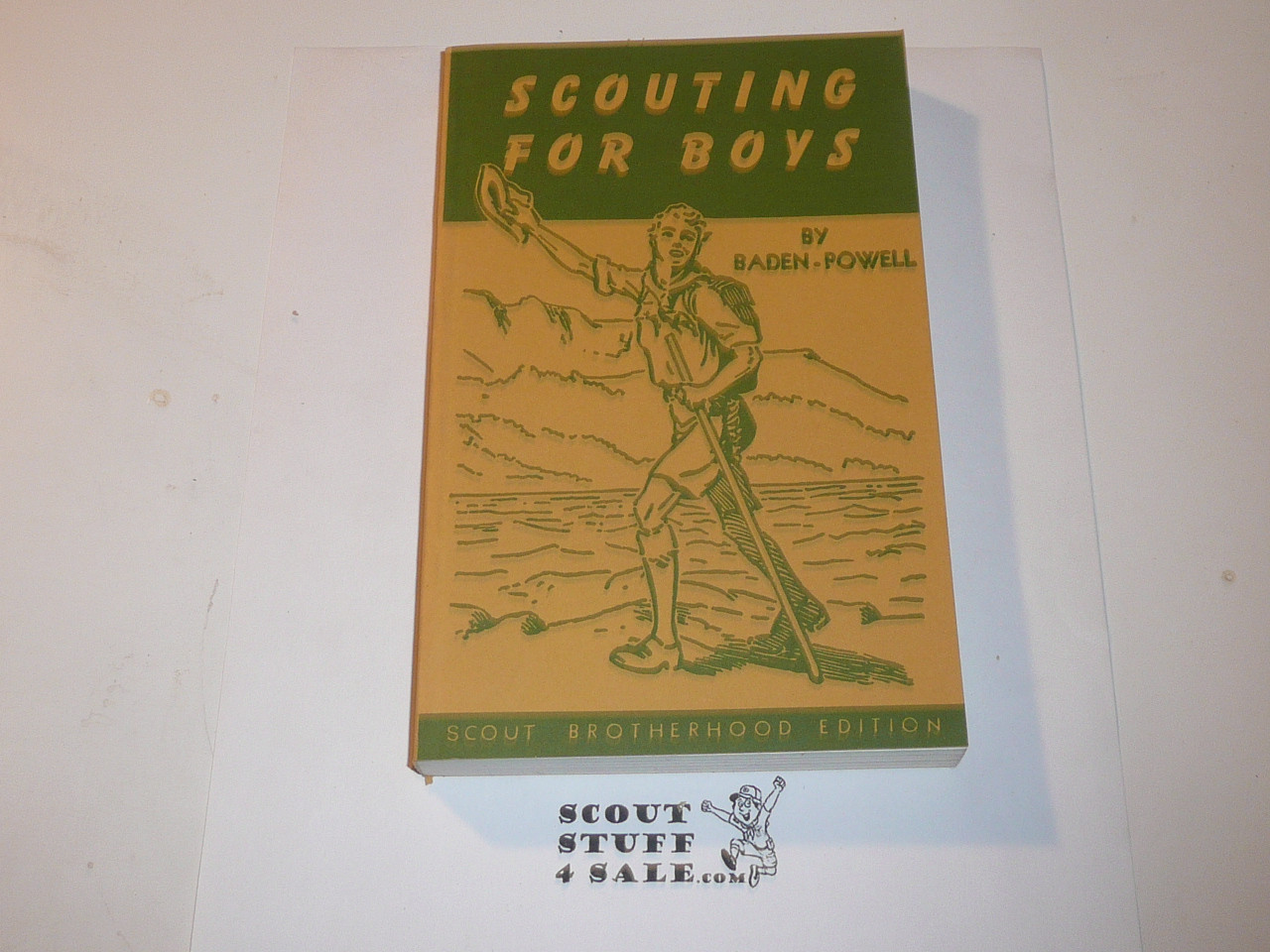 1940's Scouting for Boys, By Lord Baden-Powell, Scout Brotherhood Edition, MINT, no printing date, published by the Boy Scouts of Canada