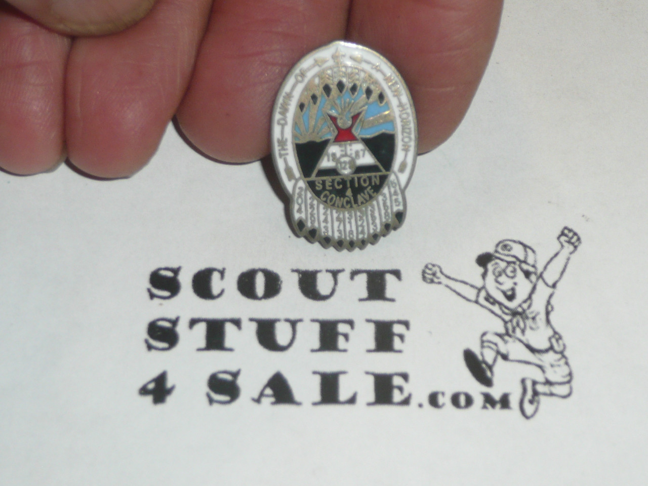 1987 O.A. Section se-4 Conclave Pin - Scout