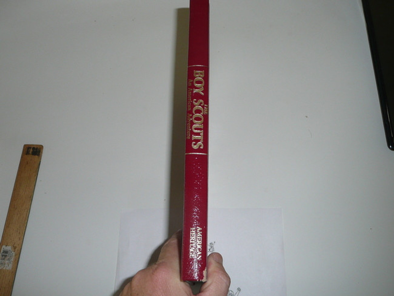 1984 The Boy Scouts An American Adventure, 75th Anniversary Commemorative, Numbered Series 3716 of 5000, Leather Bound, Some scuffing to Leather