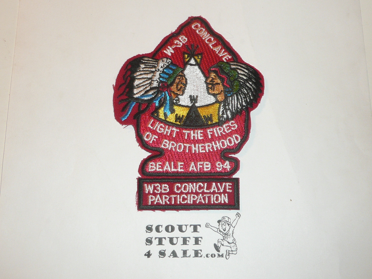 Section W3B 1994 O.A. Conclave Patch and Participation Segment - Scout