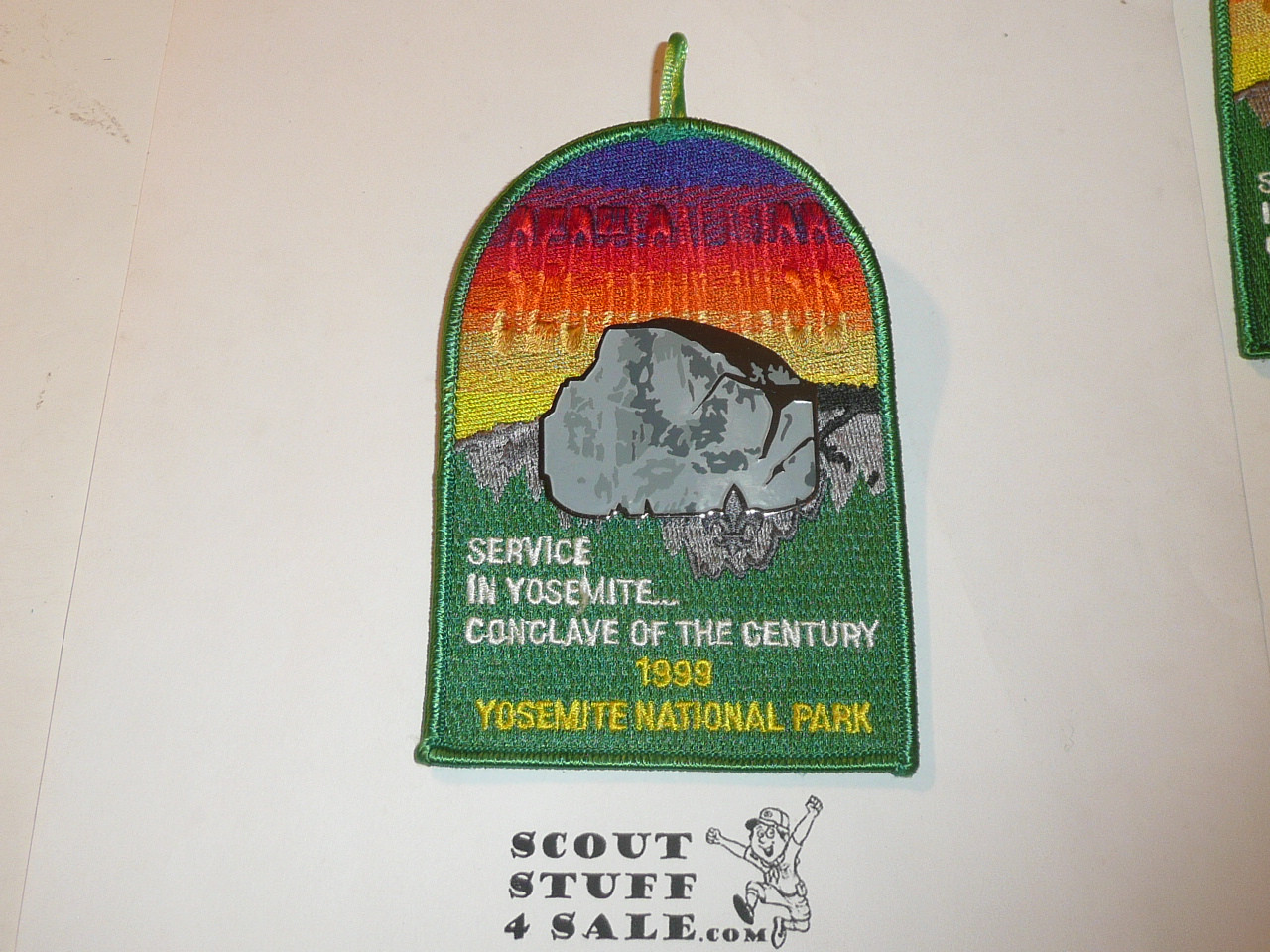 Section W3B 1999 O.A. Conclave Patch with the Particpation Pin - Scout