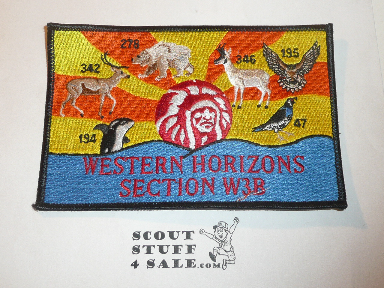Section W3B Western Horizons Jacket Patch - Scout