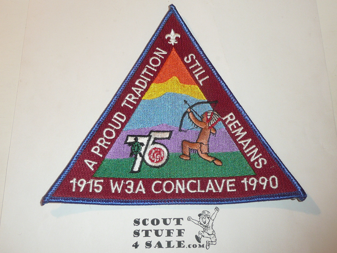 Section W3A 1990 O.A. Conclave Jacket Patch - Scout