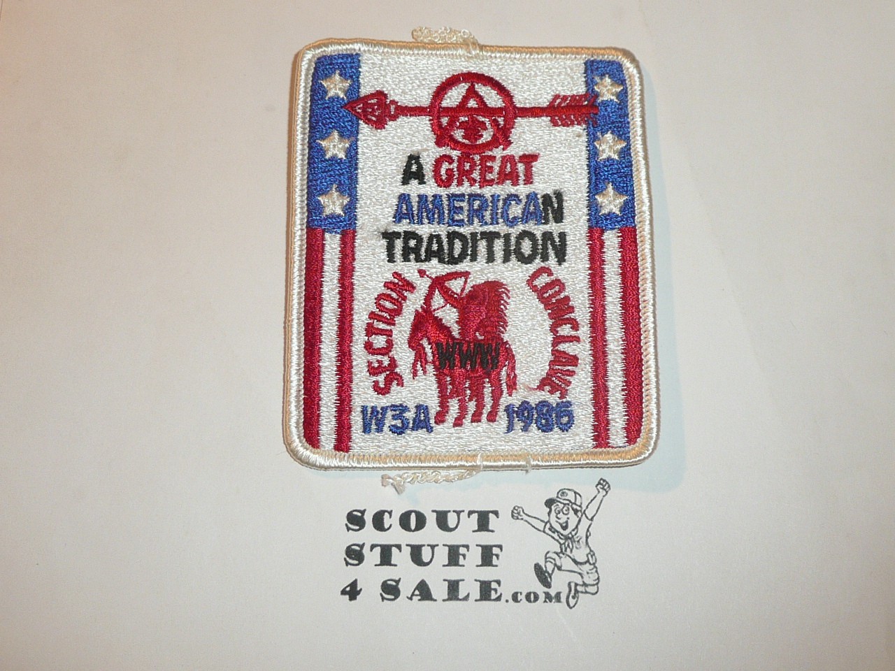 Section W3A 1985 O.A. Conclave Patch - Scout