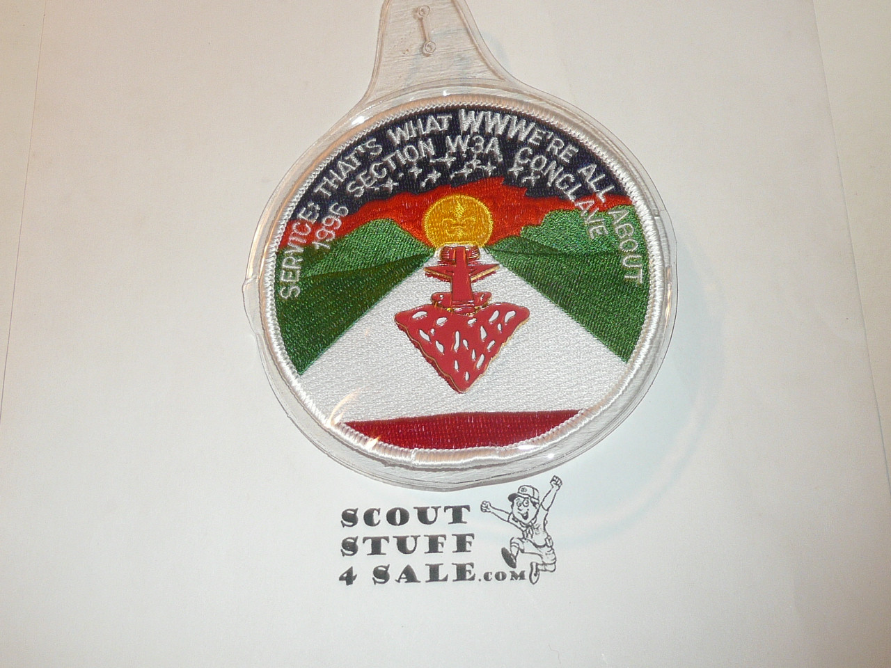 Section W3A 1996 O.A. Conclave Patch with Participation Pin - Scout