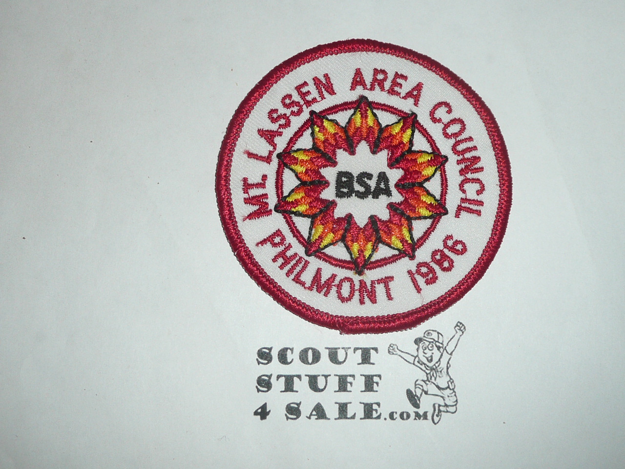 Philmont Scout Ranch, 1986 Mount Lassen Area Council Contingent Patch