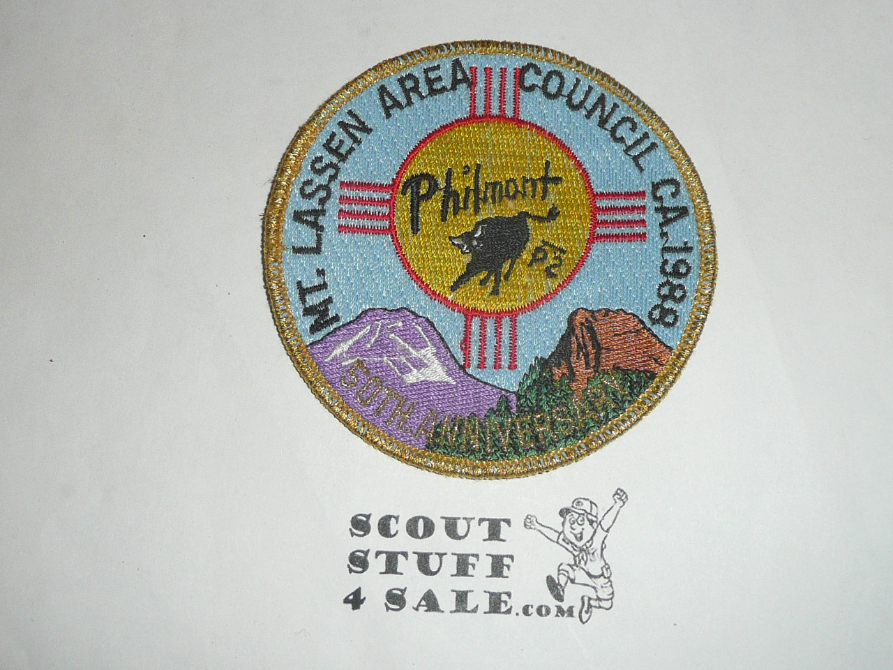 Philmont Scout Ranch, 1988 Mount Lassen Area Council Contingent Patch
