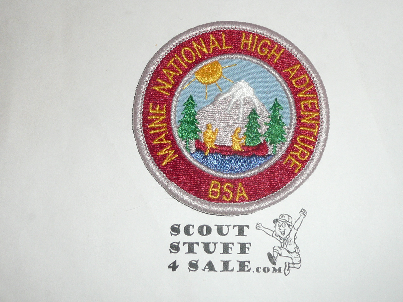 Maine National High Adventure Area 20th Anniversary Patch, 1990, #2