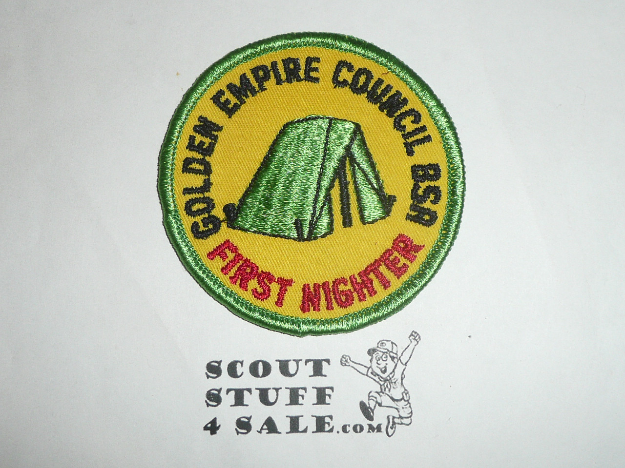 First Night Camper Patch, Golden Empire Council
