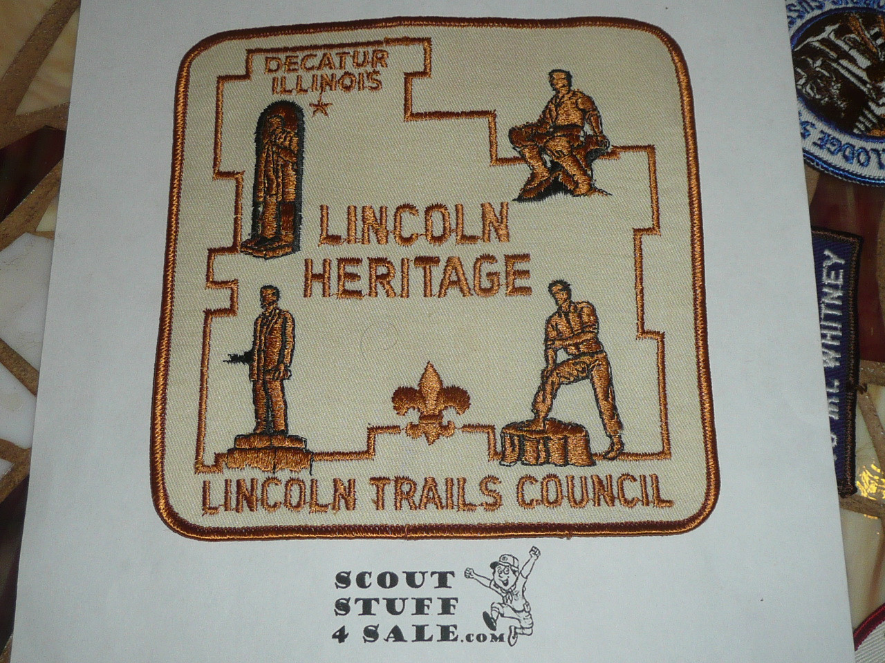 Lincoln Heritage Trail Jacket Patch, Lincoln Trails Council