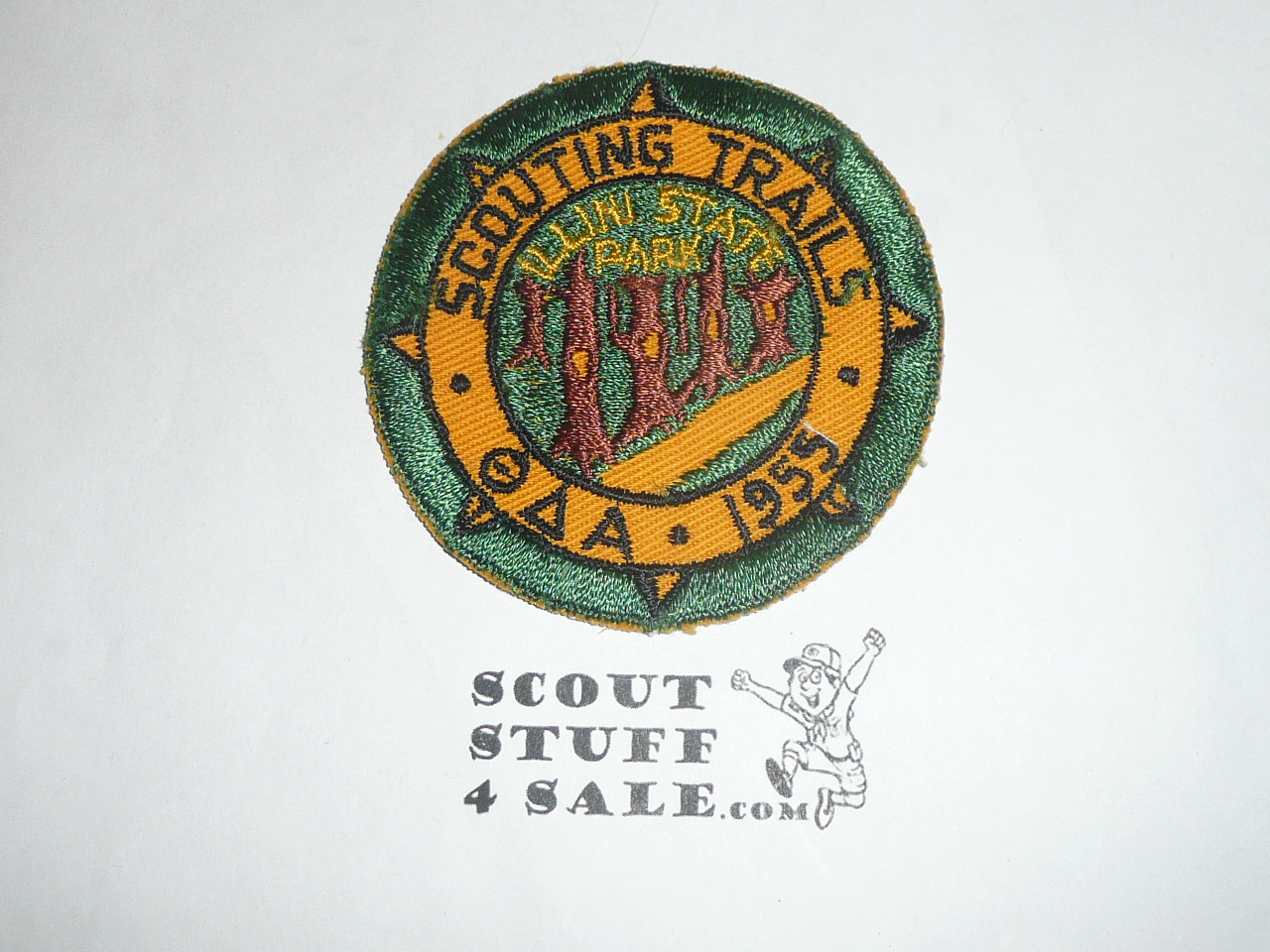 Scouting Trails, Illini State Park 1955 Trail Patch