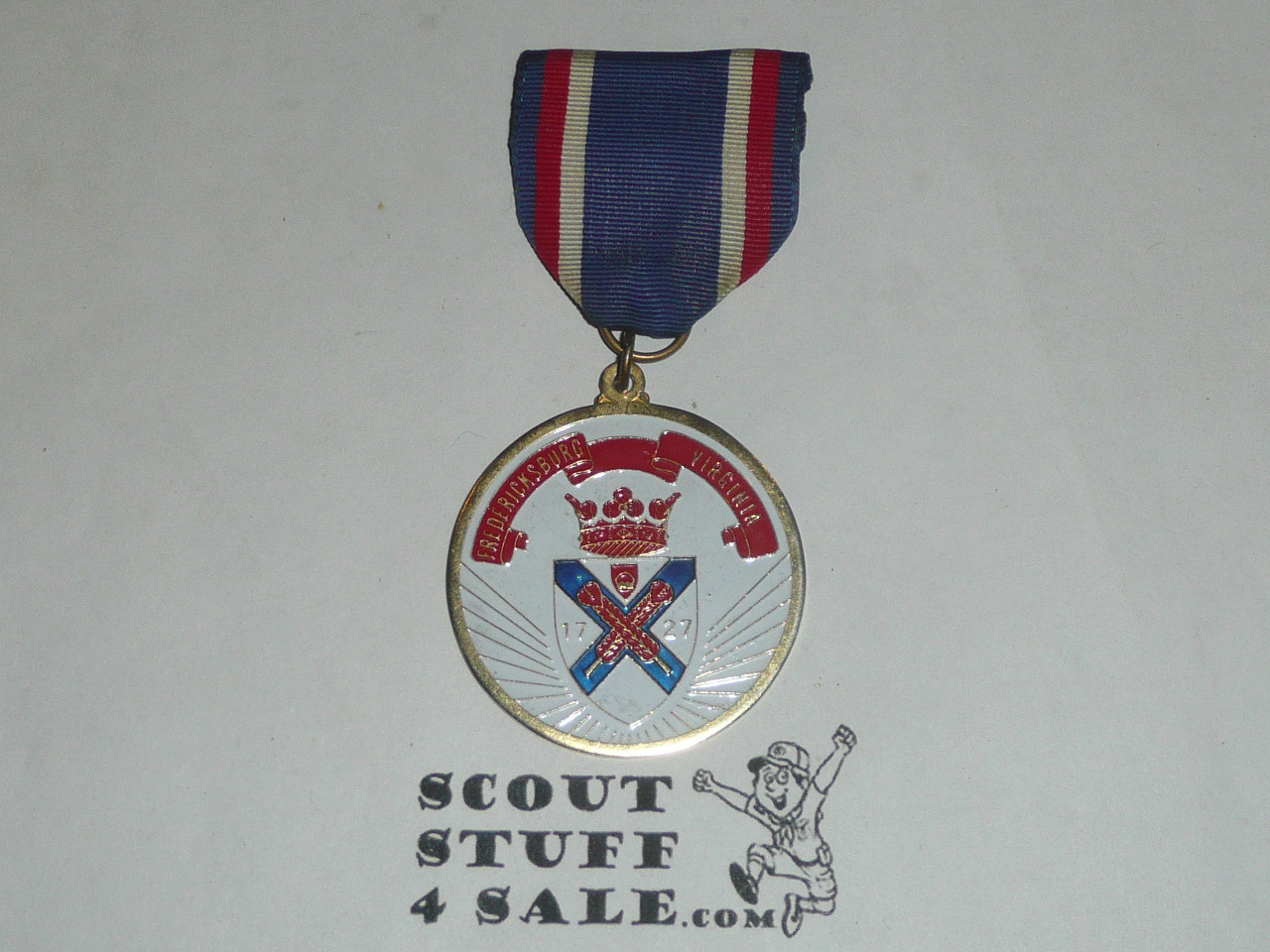 Historical Trail 1728 Trail Medal, Fredericksburg VA