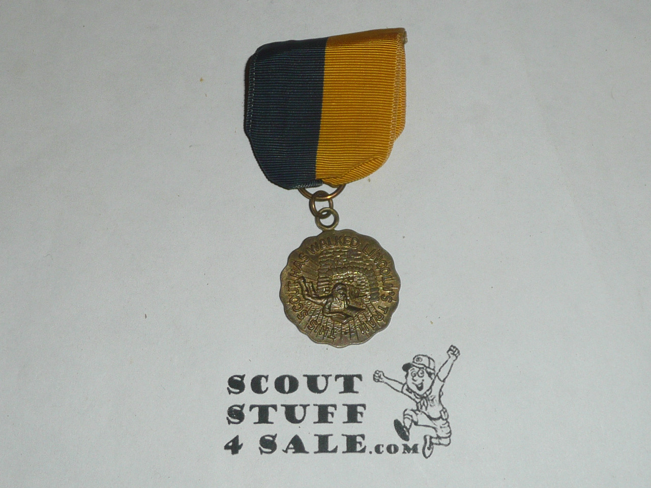 Abraham Lincoln Trail, Boy Scout Trail Medal, Indiana Historical Society