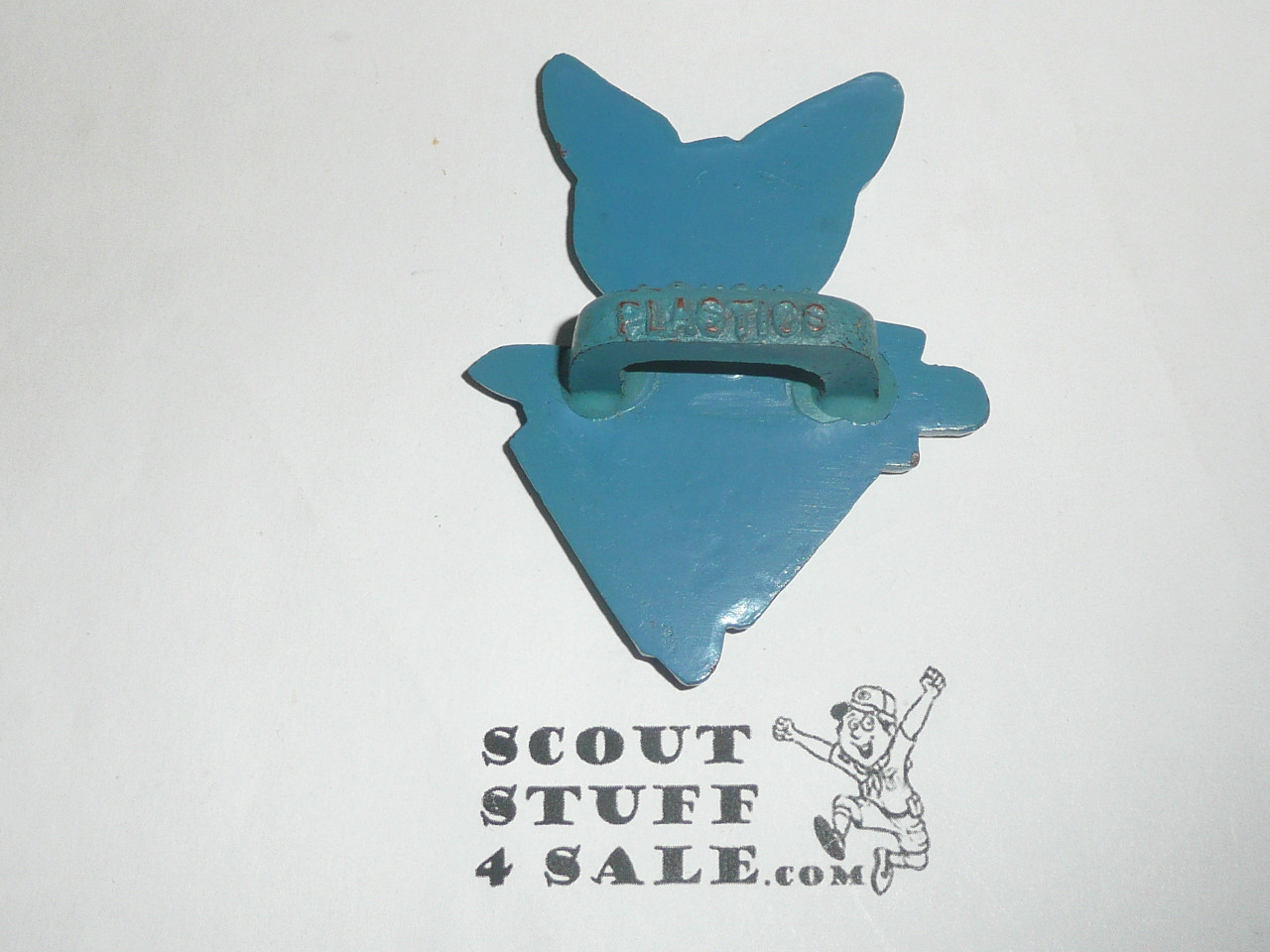 Knights of Dunamis Neckerchief Slide, heavy Torchy Plastics mold, painted