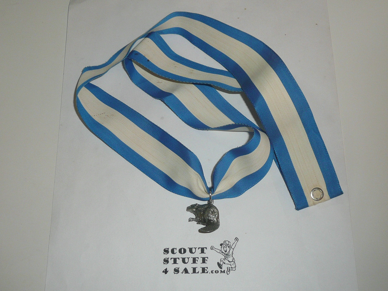 Silver Beaver Award, SB6B, 1980's, lt. use