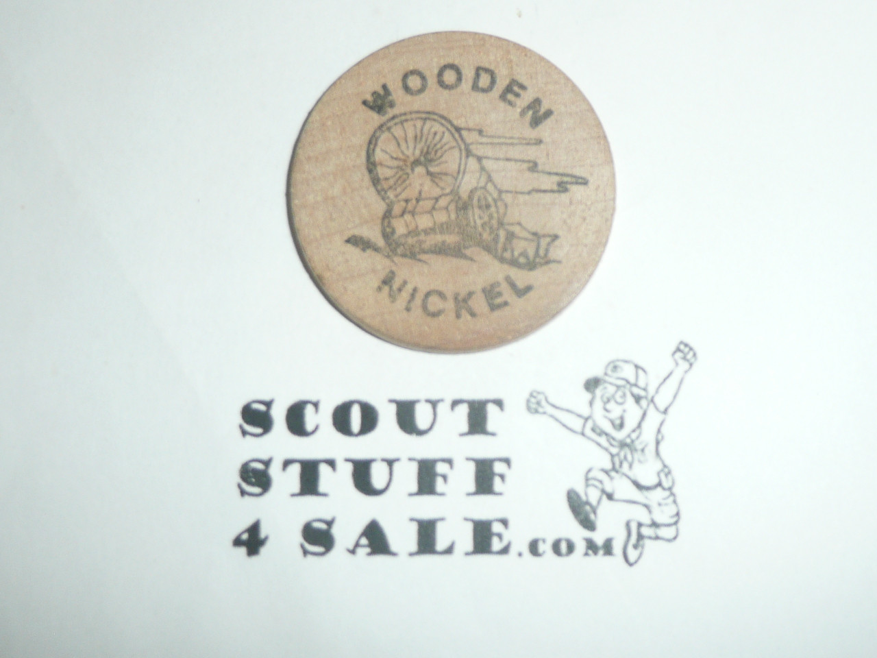 Camp Royaneh 2001 Boy Scout Wooden Nickel
