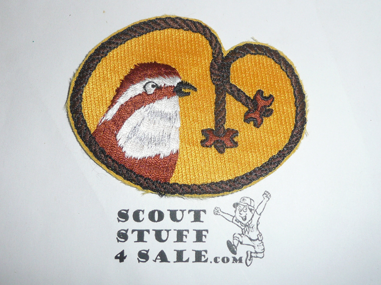 Wood Badge Bobwhite and beads Patch