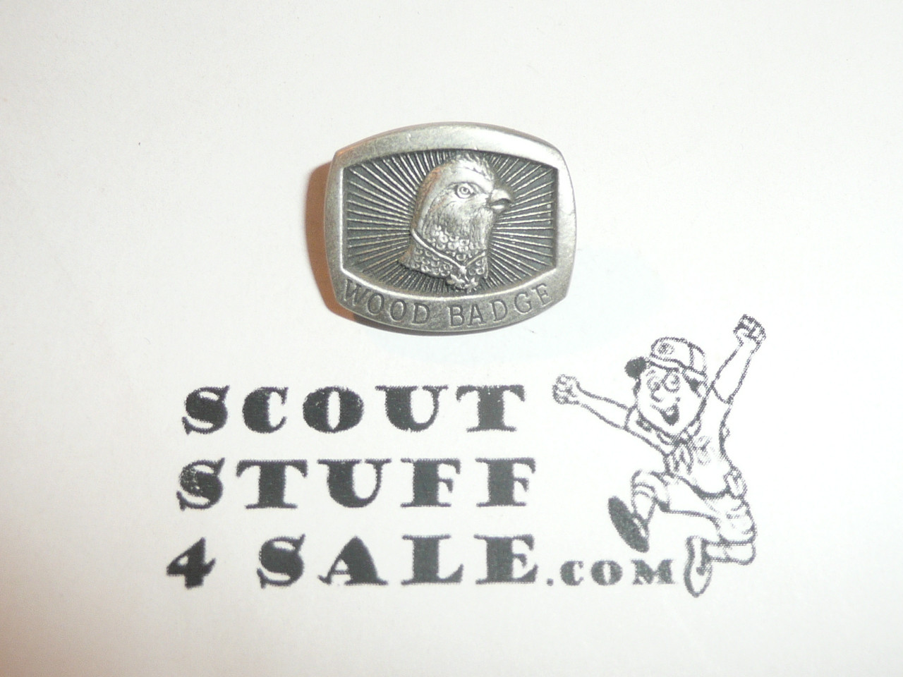 Wood Badge Bobwhite Patrol Pewter Pin - Scout