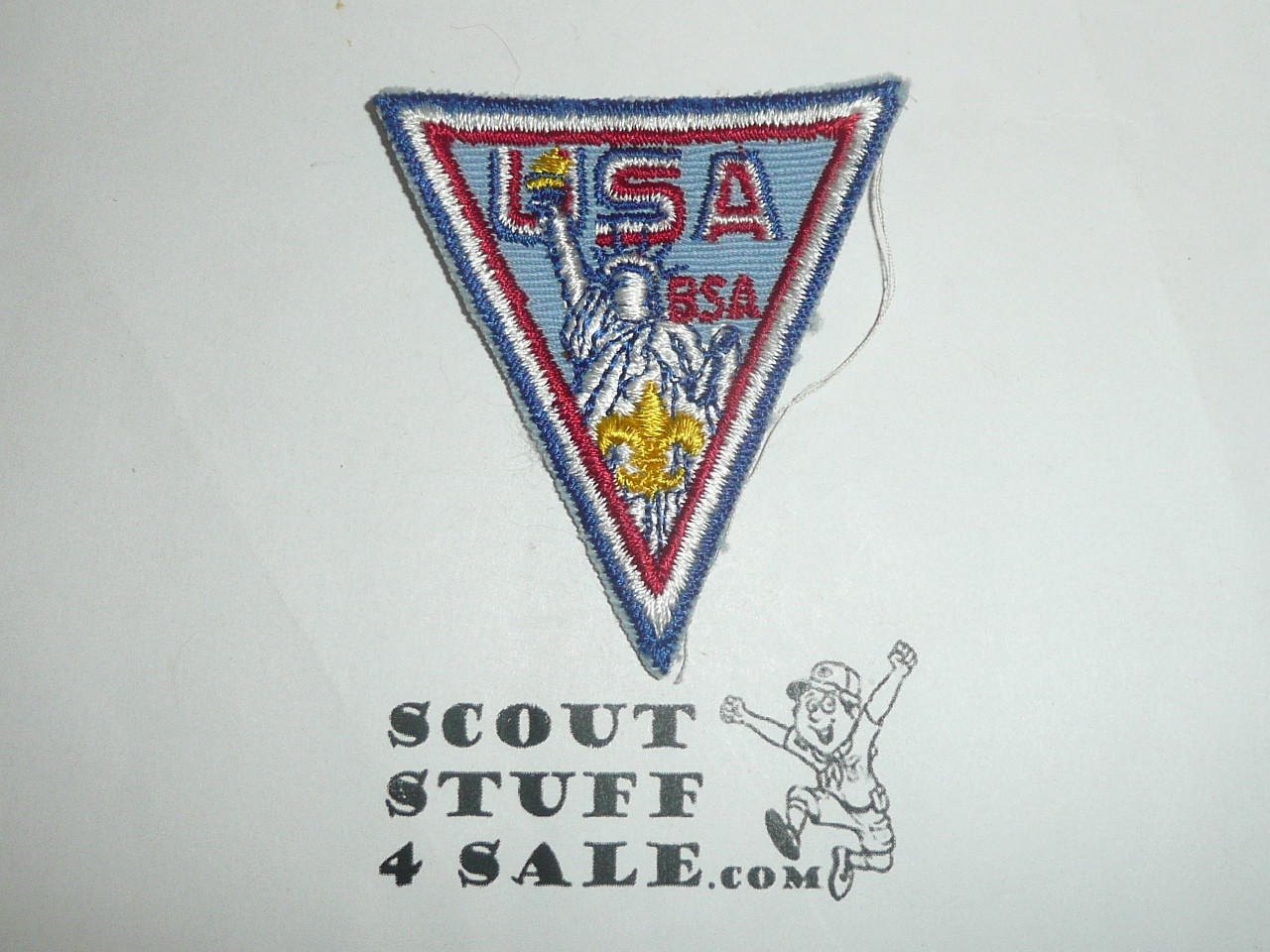 1971 Boy Scout World Jamboree USA Contingent Hat Patch