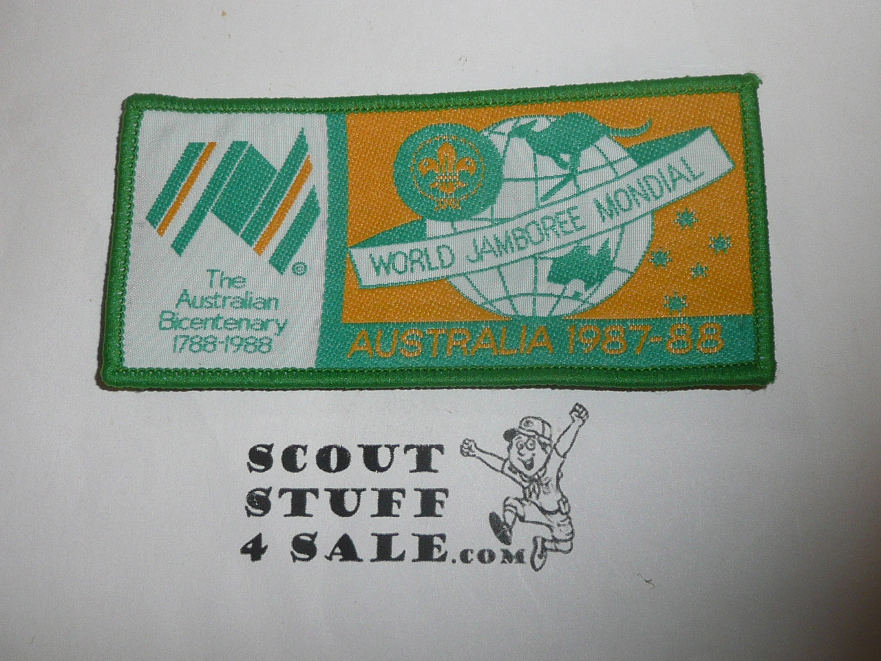 1987-1988 Boy Scout World Jamboree Australian Bicentennial Woven Patch