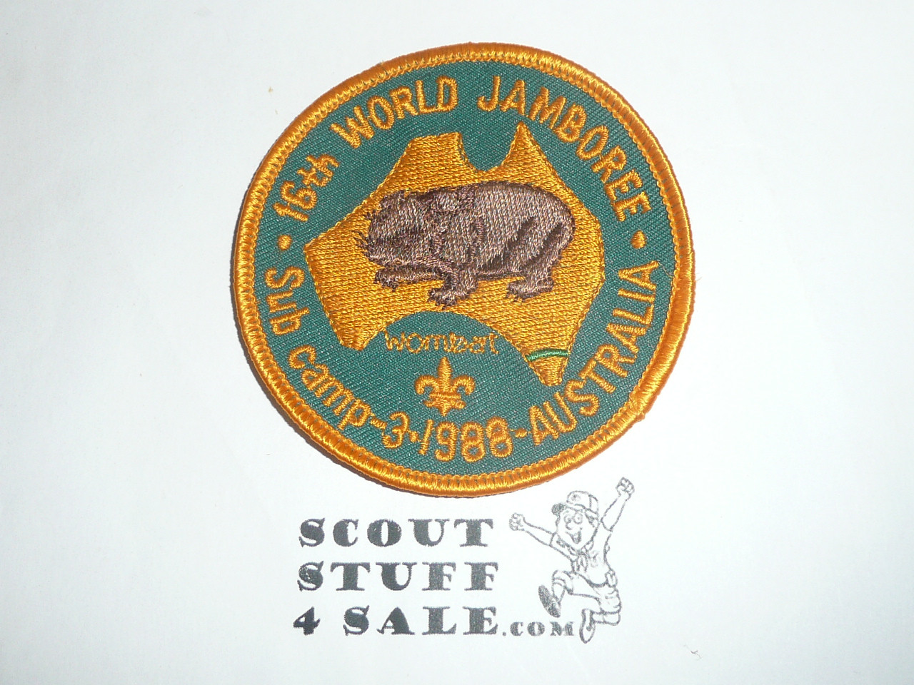 1987-1988 Boy Scout World Jamboree Subcamp 3 Patch