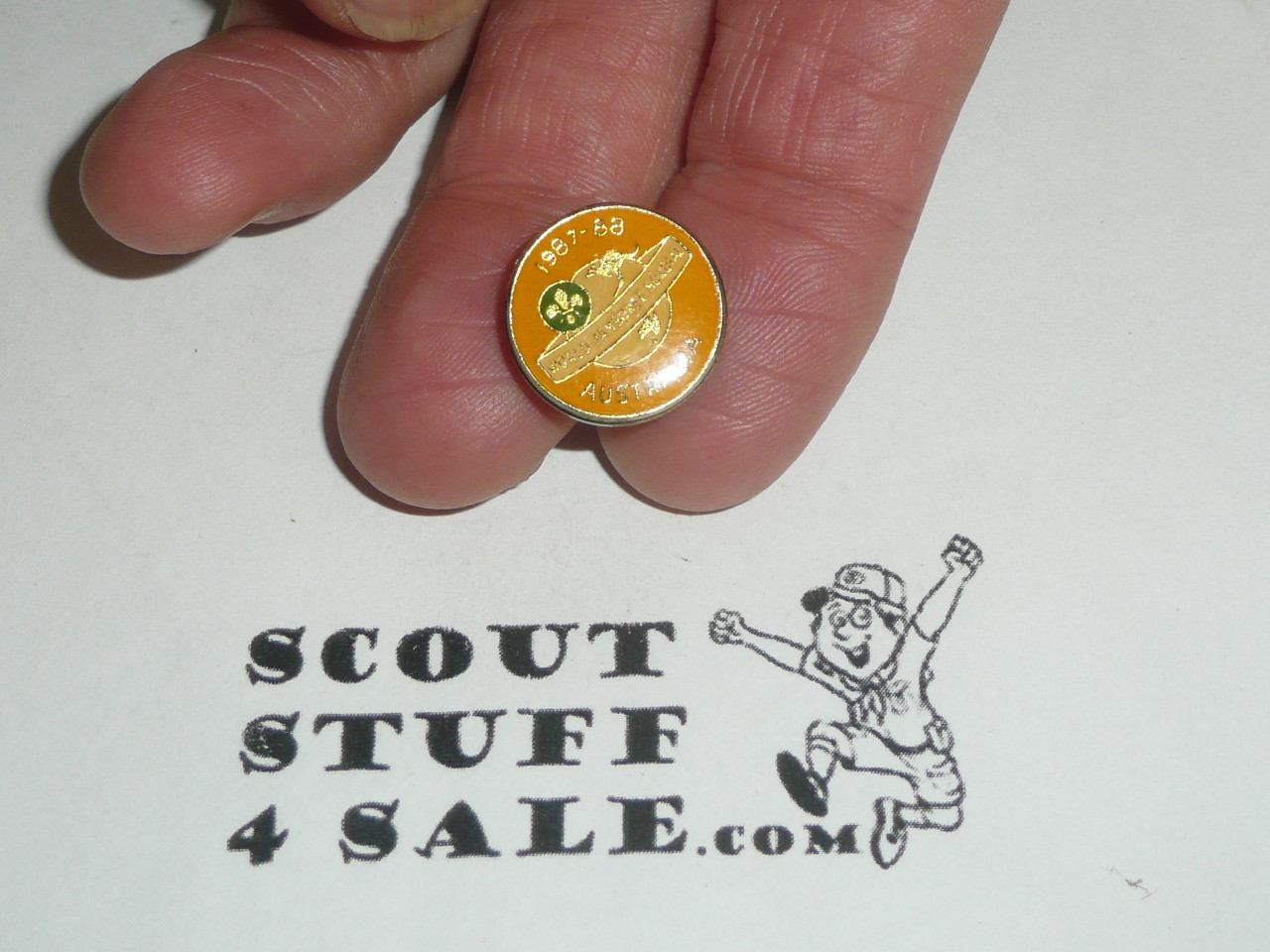 1987-1988 Boy Scout World Jamboree Lapel Pin