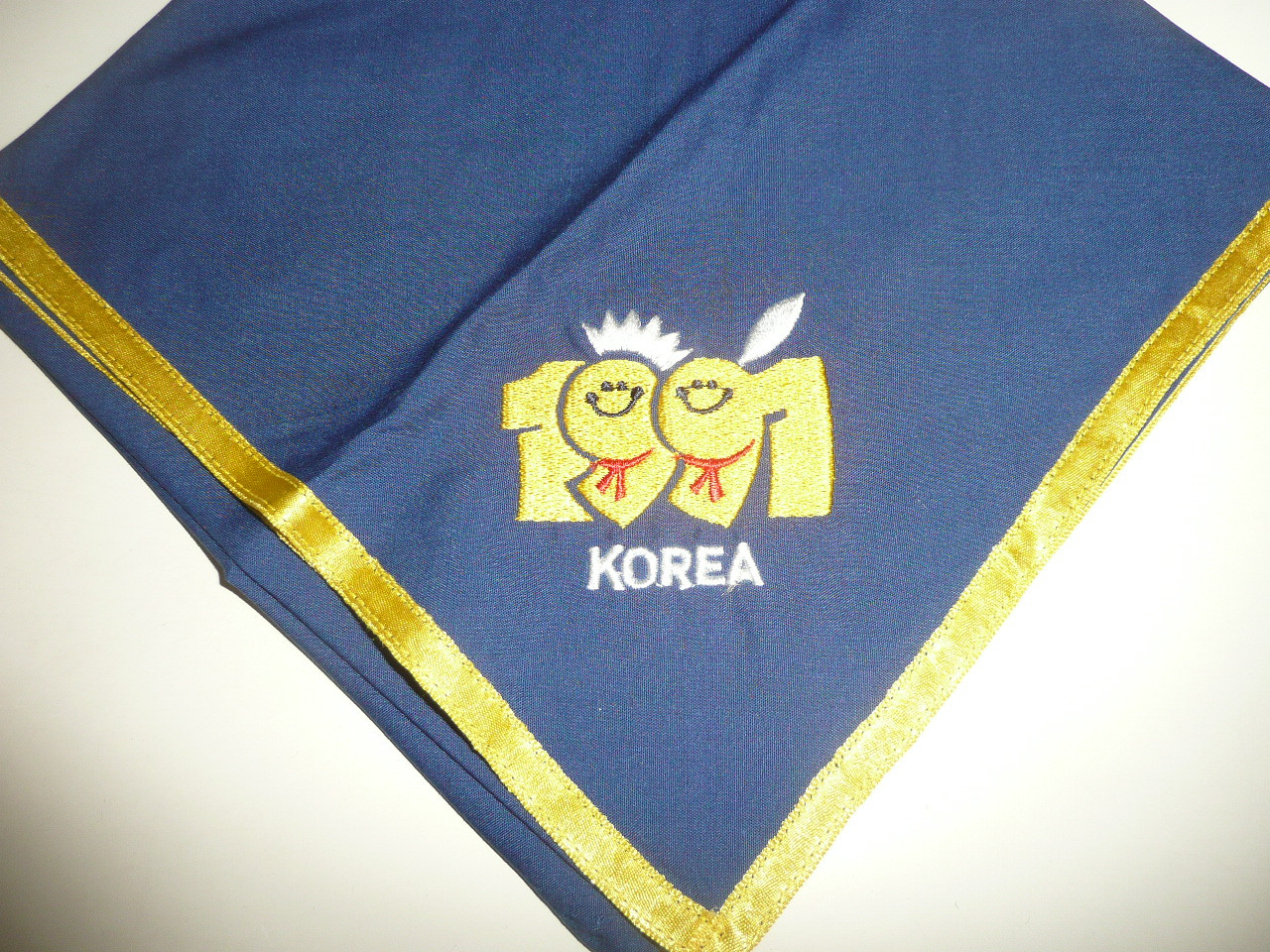 1991 Boy Scout World Jamboree Embroidered Neckerchief