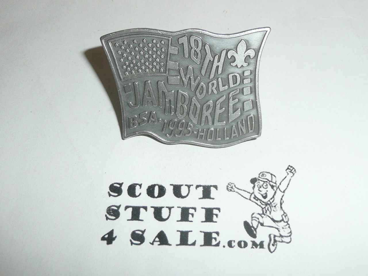 1995 Boy Scout World Jamboree USA/BSA Contingent Neckerchief Slide