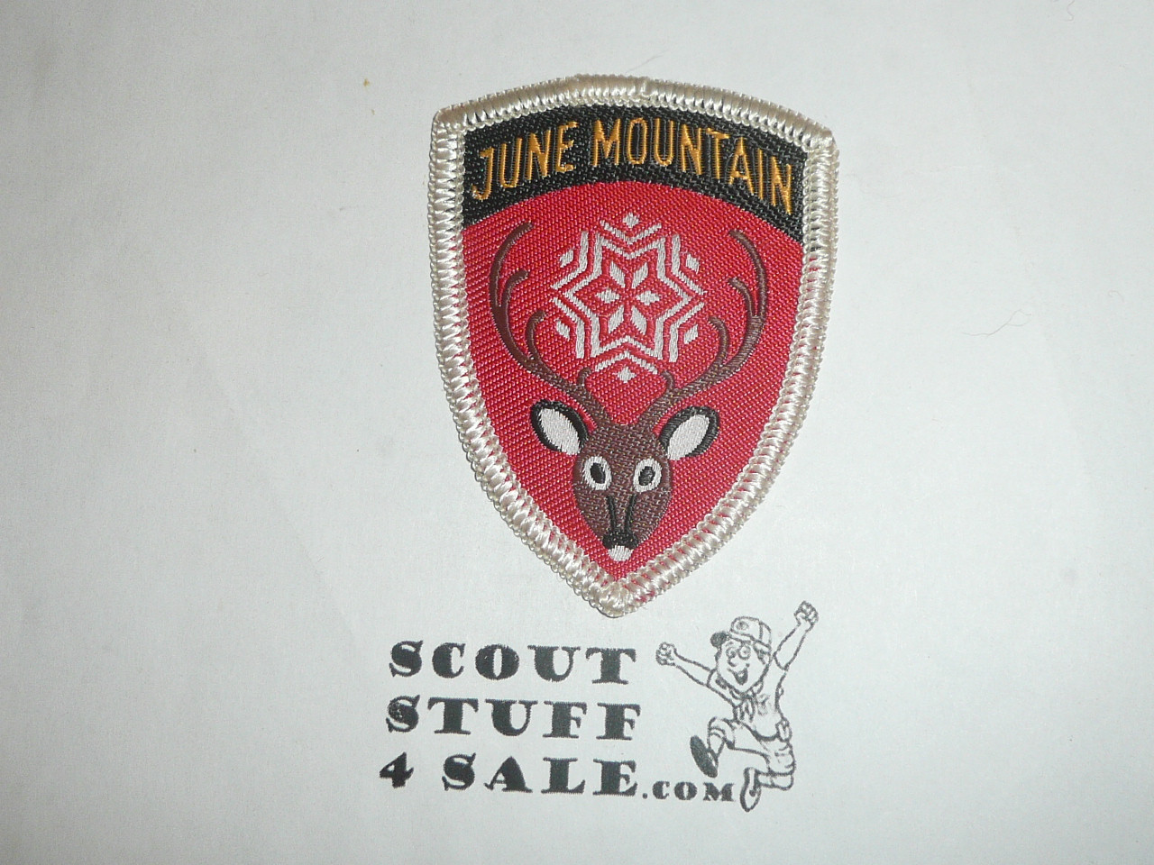 Vintage June Mountain Travel Souvenir Patch