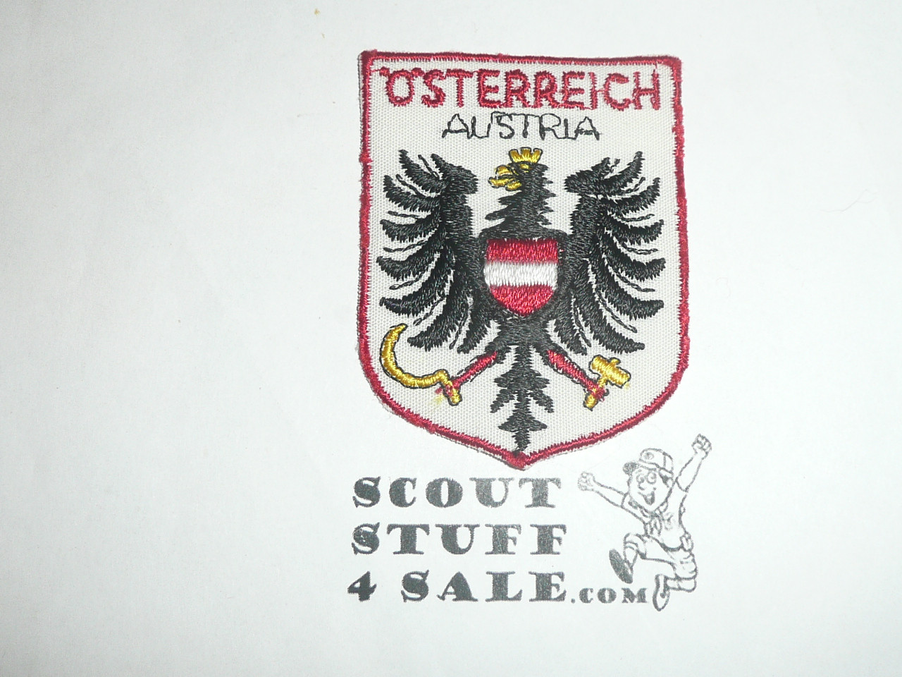 Vintage Osterreich Austria Souvenir Shield Patch