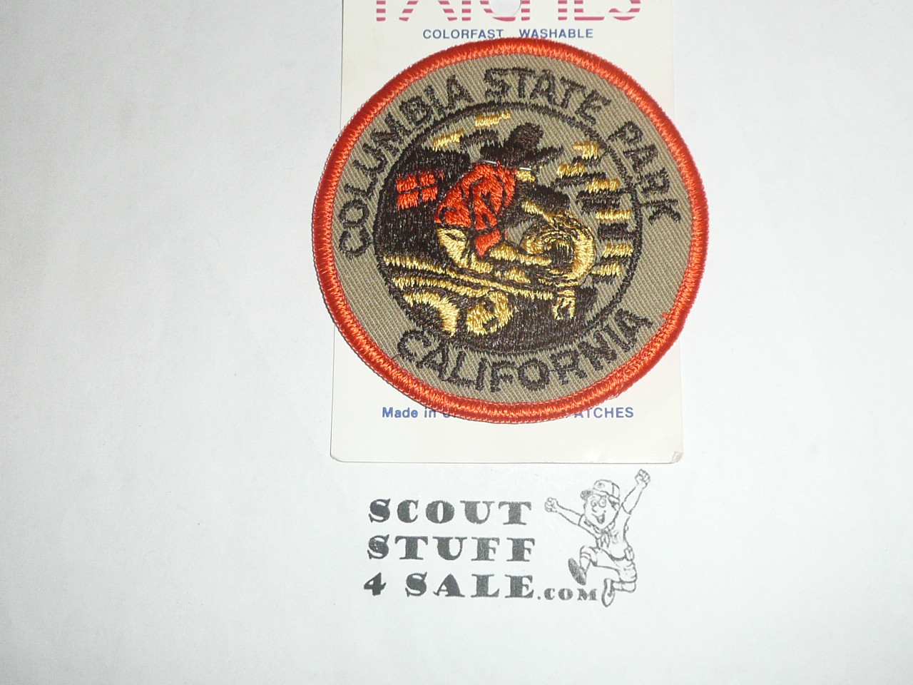 Vintage Columbia State Park Travel Souvenir Patch