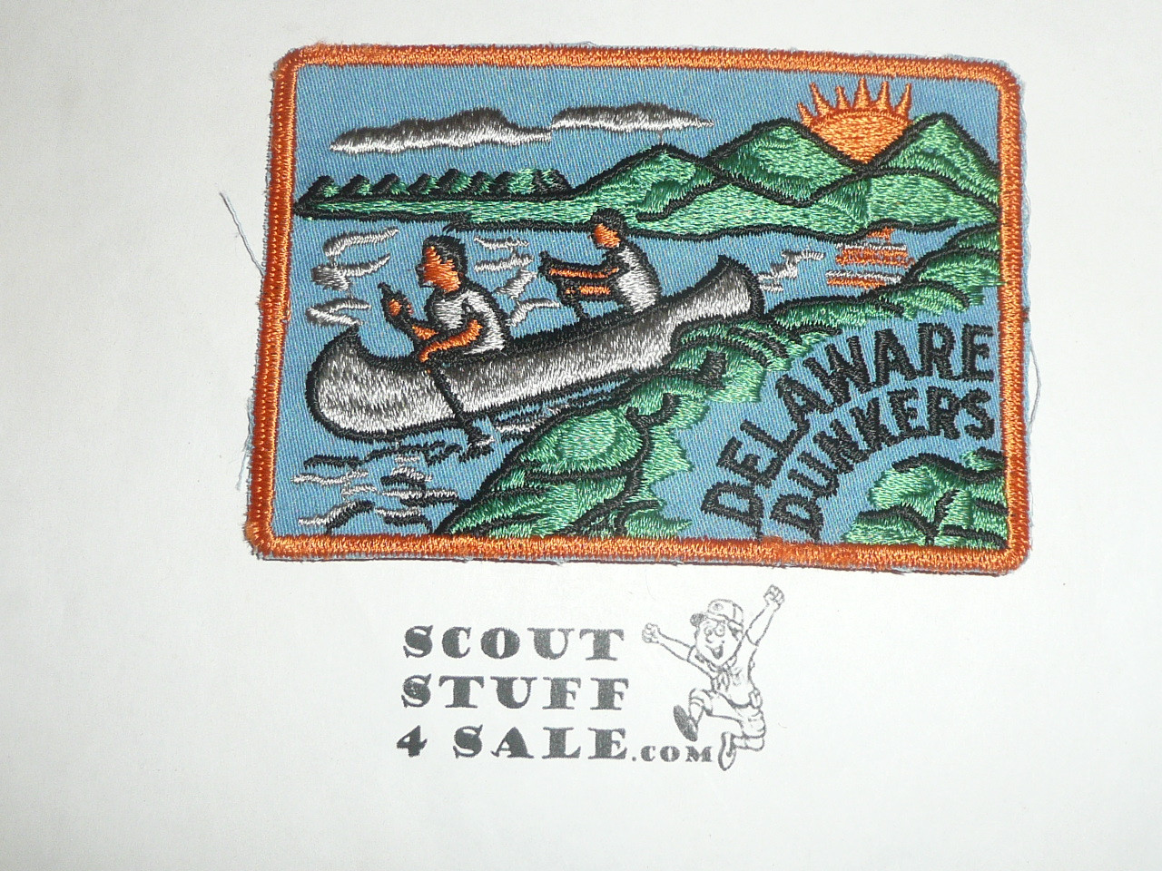 Vintage Delaware Dunkers Travel Souvenir Patch