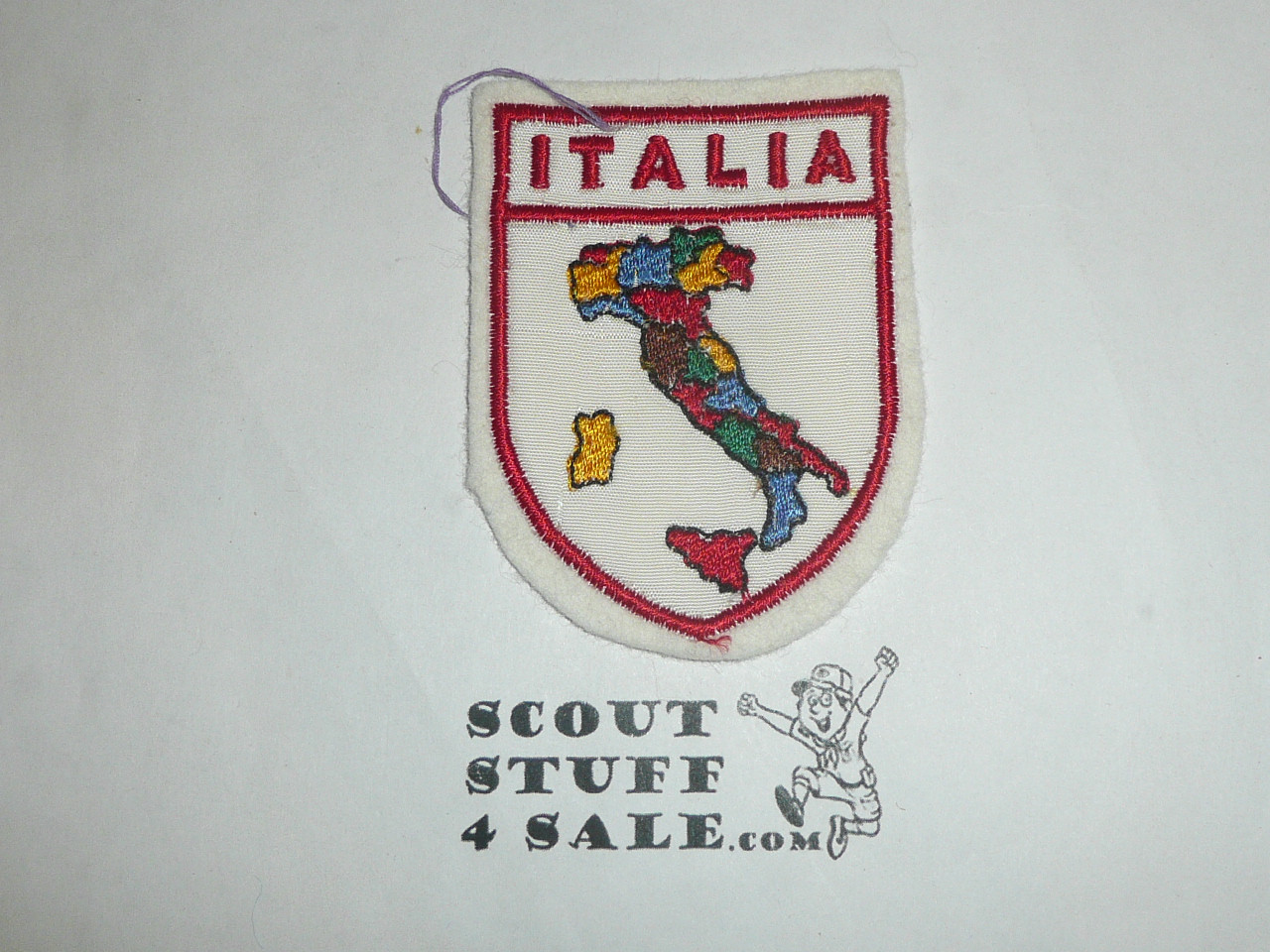 Vintage Italy Travel Souvenir Patch