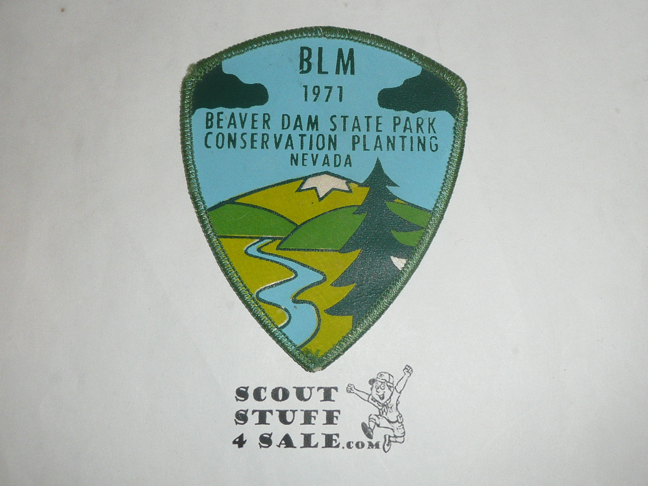 Vintage 1971 Beaver Dam State Park NV Travel Souvenir Patch