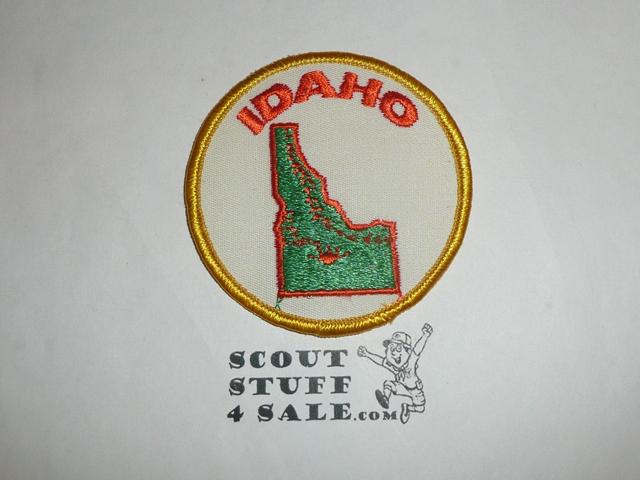 Vintage Idaho Travel Souvenir Patch