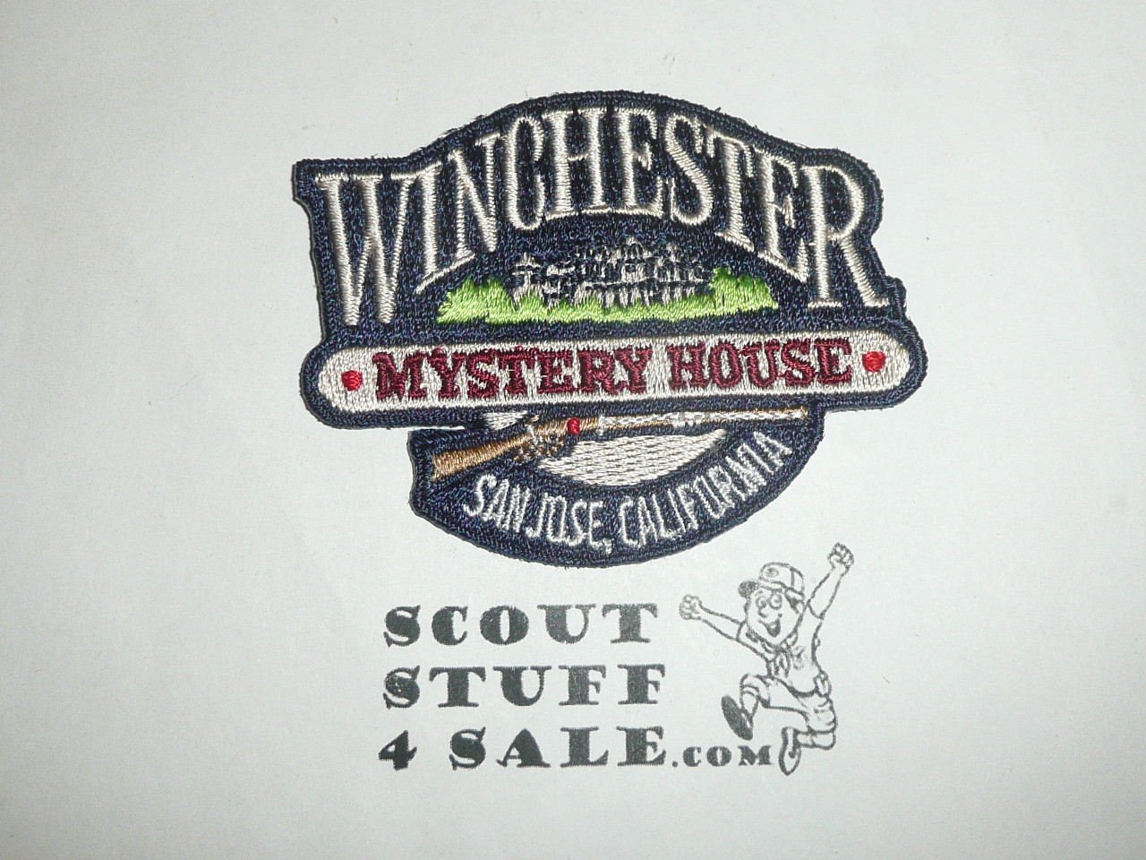 Vintage Winchester Mystery House Travel Souvenir Patch