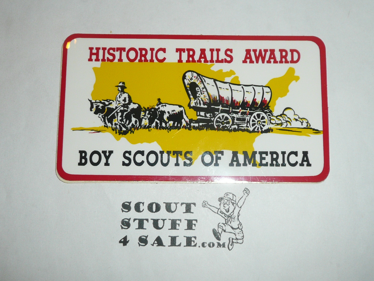 Historic Trails Award Sticker, High Adventure Hiking Award