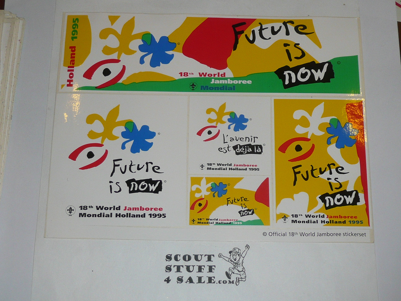 1995 World Jamboree Sticker Sheet