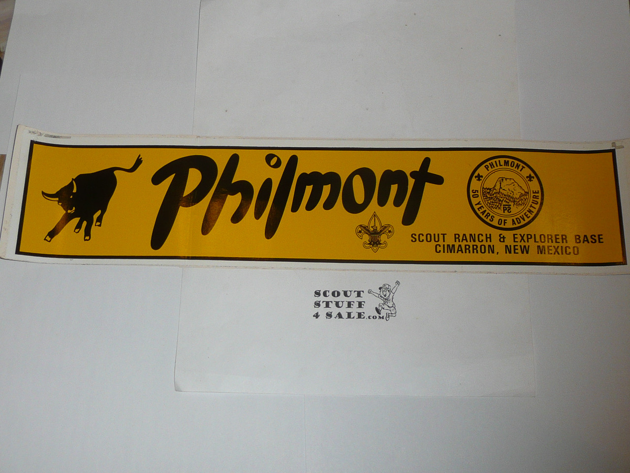 Philmont Scout Ranch 50th Anniversary Bumper Sticker