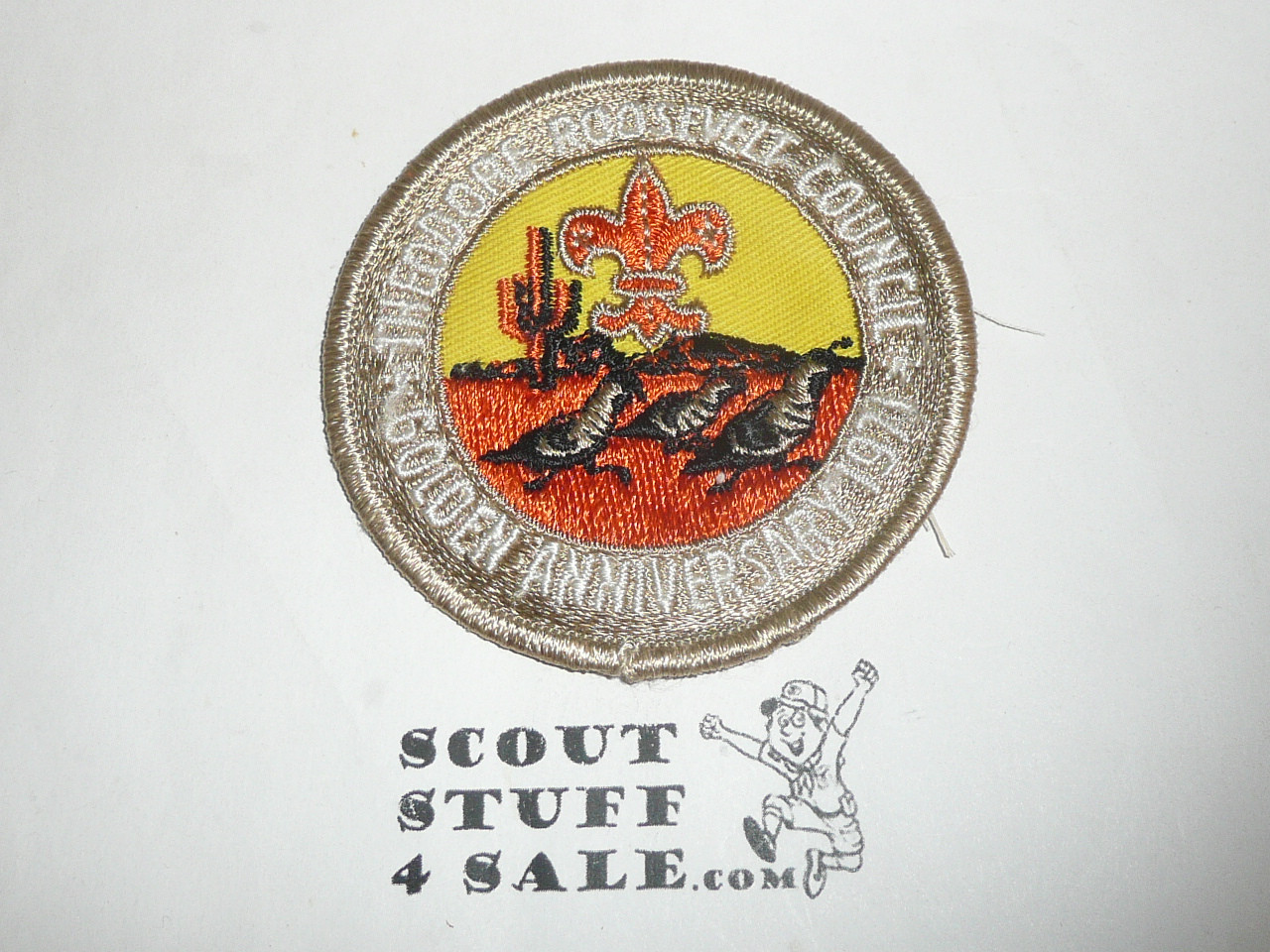 Theodore Roosevelt Council Patch (CP), 50th Anniversary