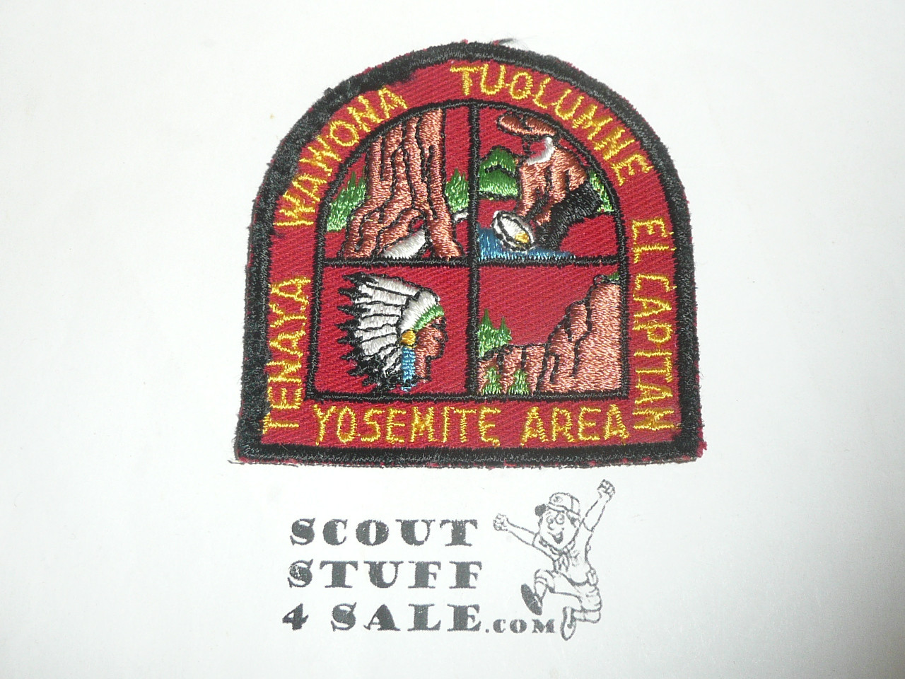 Yosemite Area Council Patch (CP) - Rarely seen dome, red