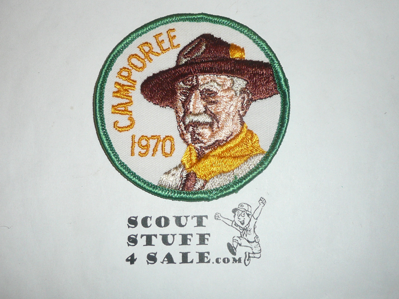 1970 Camporee Patch, Generic BSA issue, Baden Powell