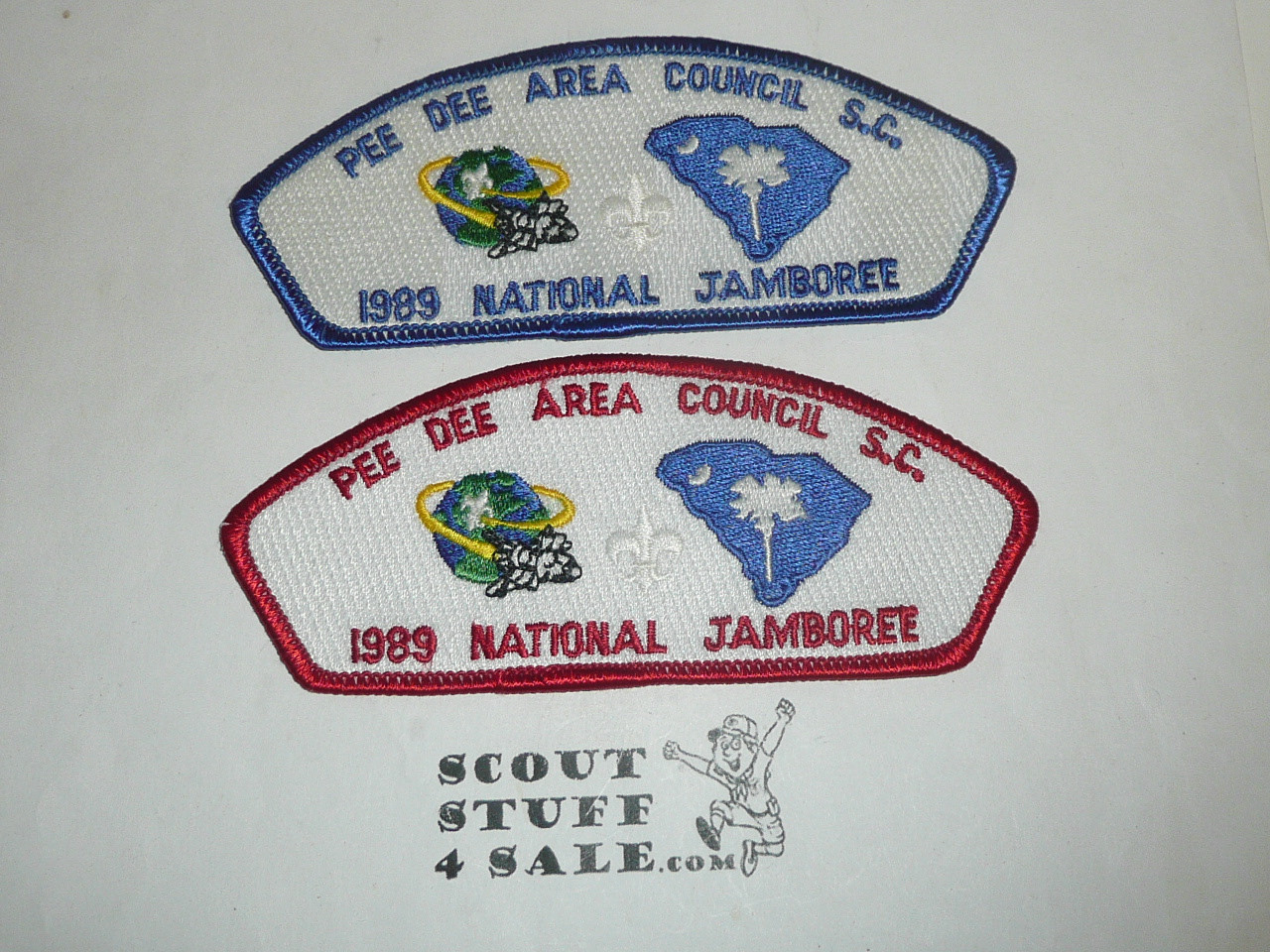 1989 National Jamboree JSP - Pee Dee Council, 2 different