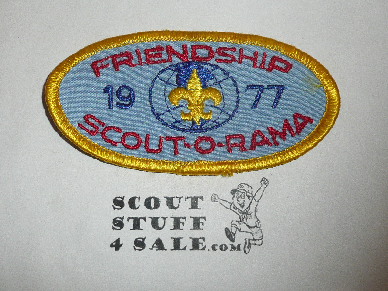 1977 Scout-O-Rama Patch, Generic BSA issue, Friendship