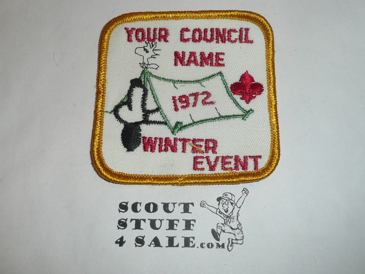 Your Council Name Sample Patch, 1972 Winter Event