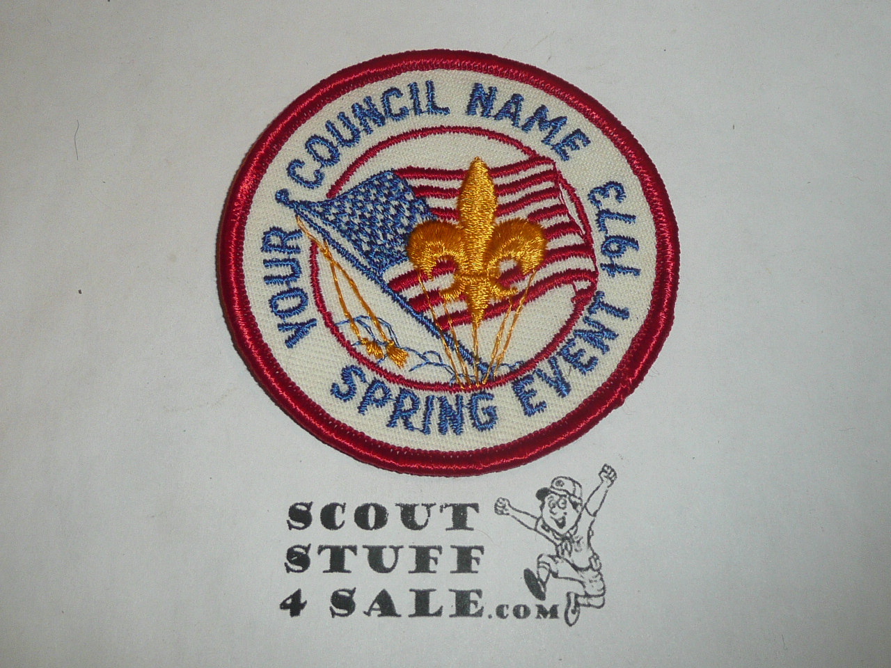 Your Council Name Sample Patch, 1973 Spring Event
