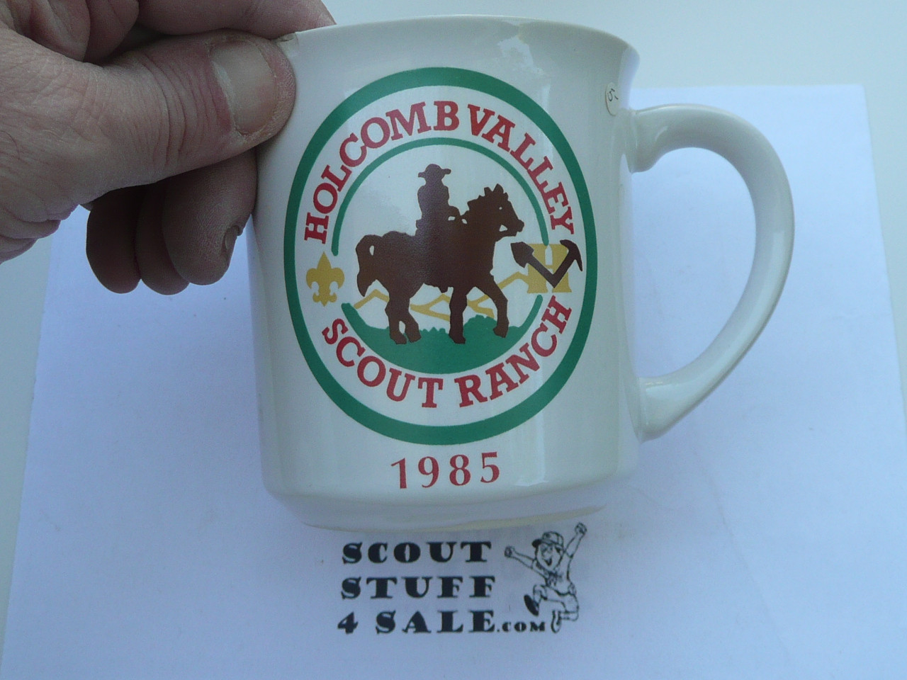 Holcomb Valley Scout Ranch Mug, 1985