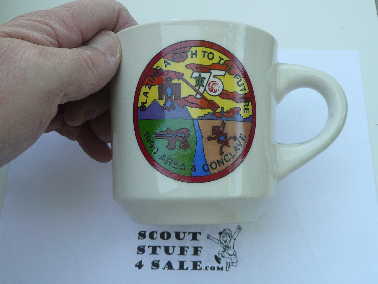 1985 Order of the Arrow Section W4 Conference Mug